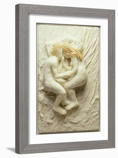 Touching Couple, 1977-Evelyn Williams-Framed Giclee Print