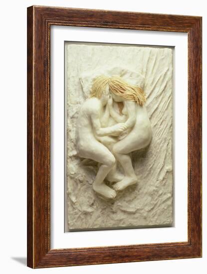 Touching Couple, 1977-Evelyn Williams-Framed Giclee Print