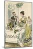 Touching Glasses 1908-null-Mounted Art Print