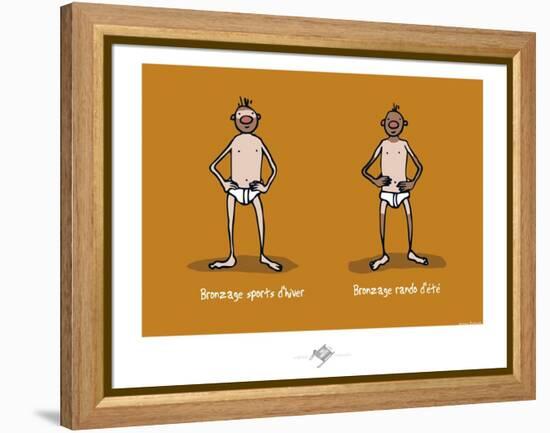 Touchouss - Bronzage-Sylvain Bichicchi-Framed Stretched Canvas