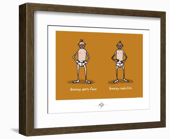 Touchouss - Bronzage-Sylvain Bichicchi-Framed Premium Giclee Print