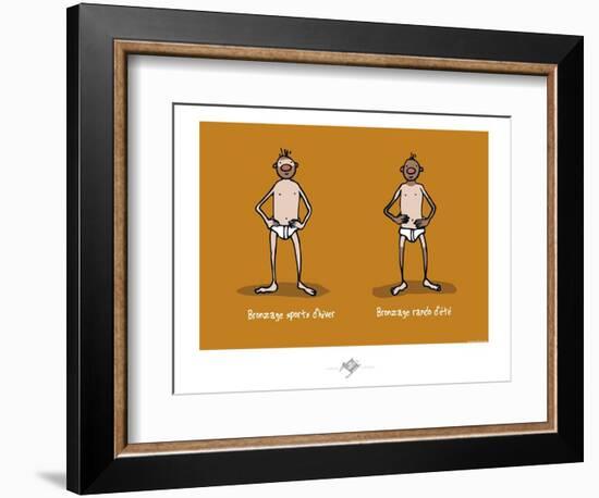 Touchouss - Bronzage-Sylvain Bichicchi-Framed Premium Giclee Print