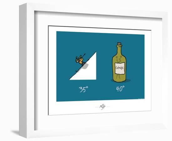 Touchouss - Génépi-Sylvain Bichicchi-Framed Art Print