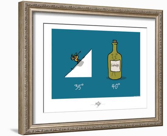 Touchouss - Génépi-Sylvain Bichicchi-Framed Art Print