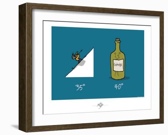 Touchouss - Génépi-Sylvain Bichicchi-Framed Art Print