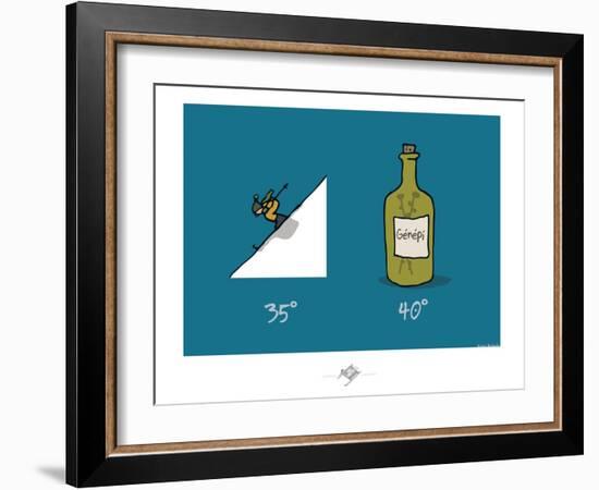 Touchouss - Génépi-Sylvain Bichicchi-Framed Art Print