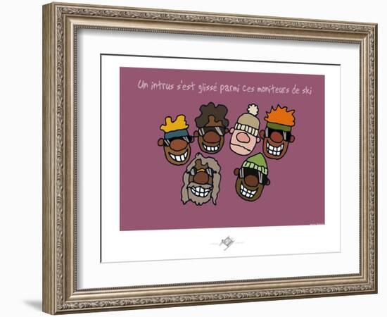 Touchouss - L'intrus-Sylvain Bichicchi-Framed Art Print