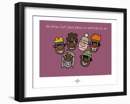 Touchouss - L'intrus-Sylvain Bichicchi-Framed Art Print