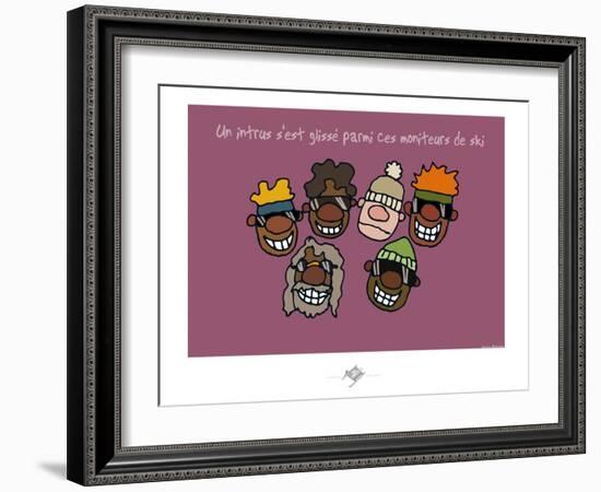 Touchouss - L'intrus-Sylvain Bichicchi-Framed Art Print