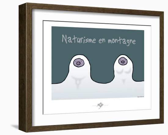 Touchouss - Natursime d'hiver-Sylvain Bichicchi-Framed Art Print