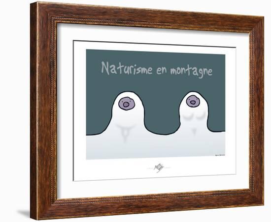 Touchouss - Natursime d'hiver-Sylvain Bichicchi-Framed Art Print