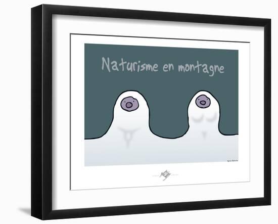 Touchouss - Natursime d'hiver-Sylvain Bichicchi-Framed Art Print