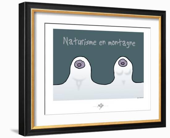 Touchouss - Natursime d'hiver-Sylvain Bichicchi-Framed Art Print