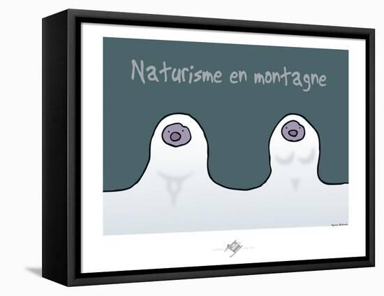 Touchouss - Natursime d'hiver-Sylvain Bichicchi-Framed Stretched Canvas