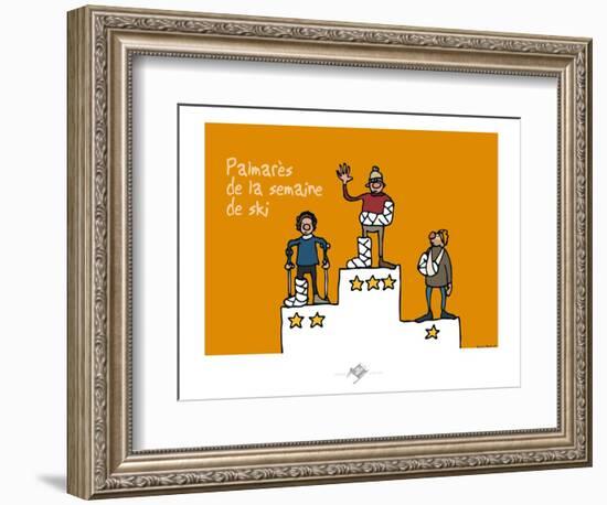 Touchouss - Palmarès de la semaine de ski-Sylvain Bichicchi-Framed Premium Giclee Print