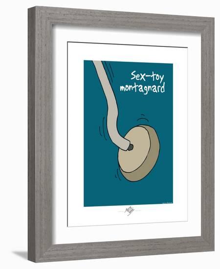 Touchouss - Sex-toy montagnard-Sylvain Bichicchi-Framed Art Print