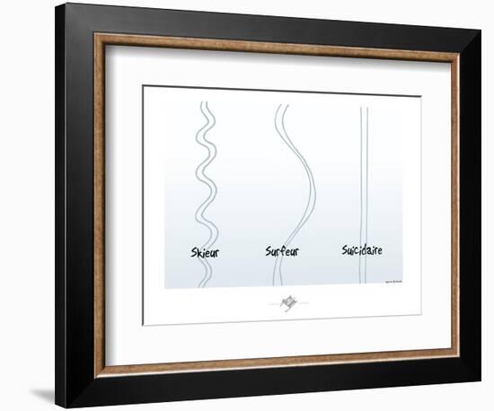 Touchouss - Suicidaire-Sylvain Bichicchi-Framed Premium Giclee Print