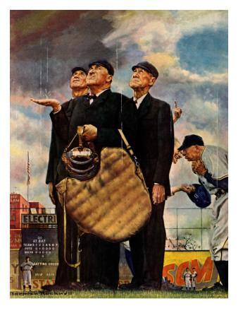 Norman Rockwell Fishing Trip Giclee Canvas Print Paintings Poster Reproduction C
