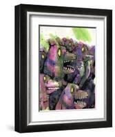 Tough Crowd-Ric Stultz-Framed Giclee Print