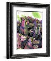 Tough Crowd-Ric Stultz-Framed Giclee Print