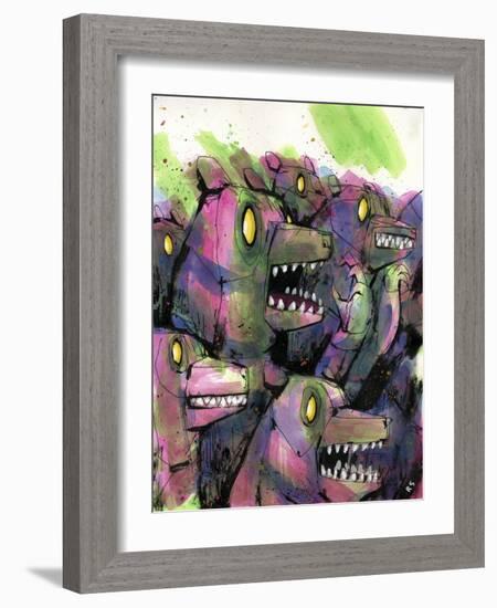 Tough Crowd-Ric Stultz-Framed Giclee Print