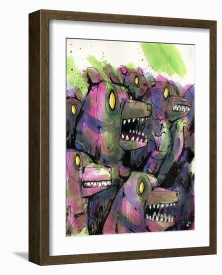 Tough Crowd-Ric Stultz-Framed Giclee Print