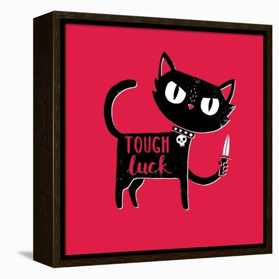 Tough Luck-Michael Buxton-Framed Stretched Canvas