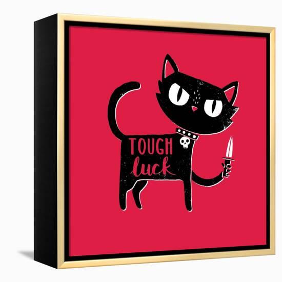 Tough Luck-Michael Buxton-Framed Stretched Canvas