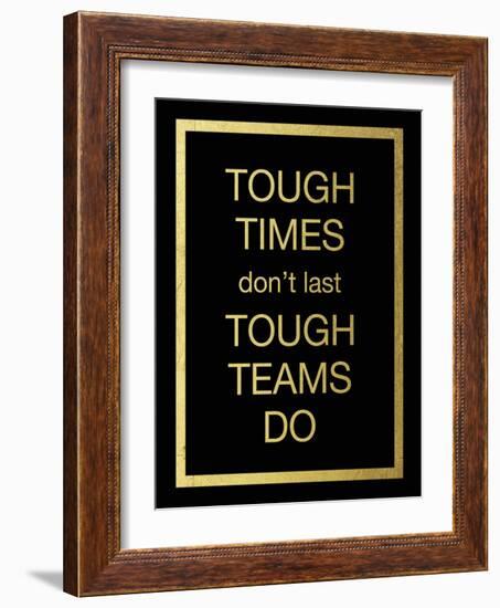 Tough Team-Victoria Brown-Framed Art Print