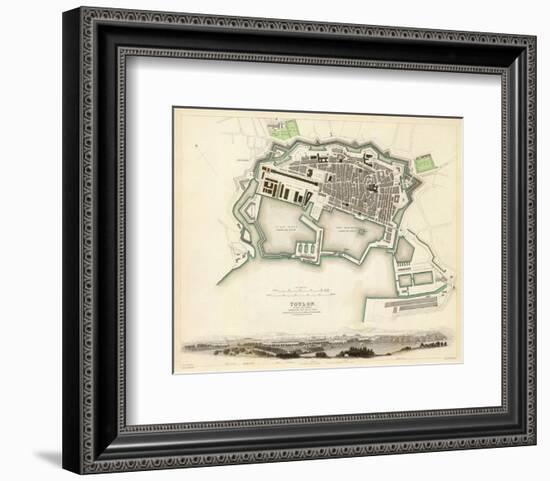 Toulon, France, c.1840-null-Framed Art Print