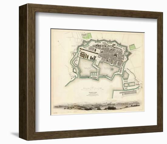 Toulon, France, c.1840-null-Framed Art Print