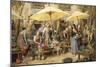 Toulon Market, France-Myles Birket Foster-Mounted Giclee Print