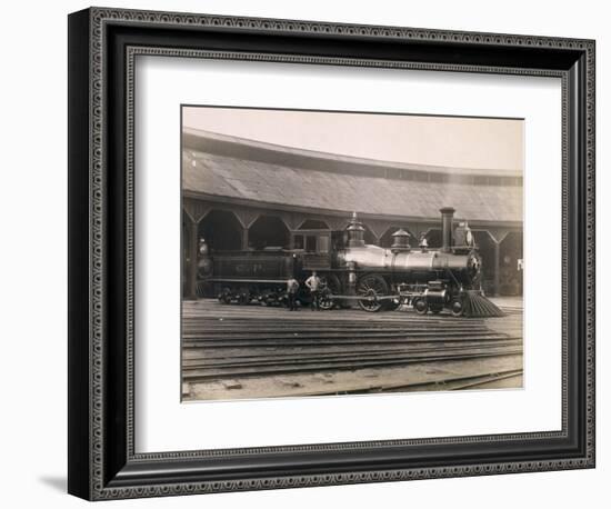 Toulon the Train Engine-Michael Maslan-Framed Photographic Print