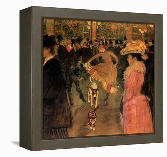 Toulouse-Lautrec Dog-Chameleon Design, Inc.-Framed Stretched Canvas