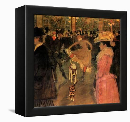 Toulouse-Lautrec Dog-Chameleon Design, Inc.-Framed Stretched Canvas