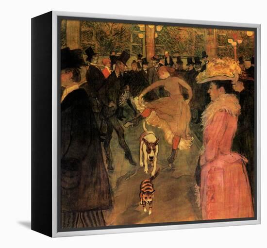 Toulouse-Lautrec Dog-Chameleon Design, Inc.-Framed Stretched Canvas