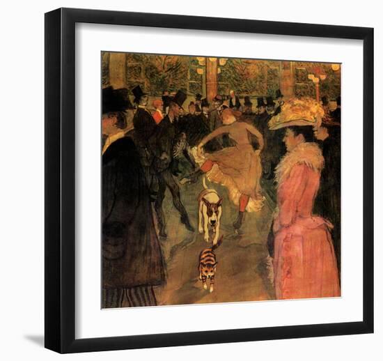 Toulouse-Lautrec Dog-Chameleon Design, Inc.-Framed Art Print