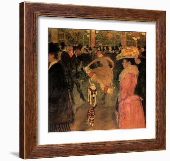 Toulouse-Lautrec Dog-Chameleon Design, Inc.-Framed Art Print