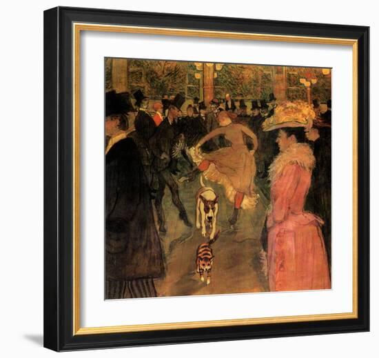 Toulouse-Lautrec Dog-Chameleon Design, Inc.-Framed Premium Giclee Print