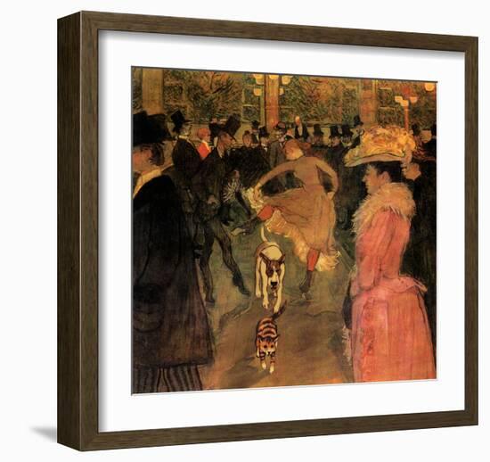 Toulouse-Lautrec Dog-Chameleon Design, Inc.-Framed Premium Giclee Print