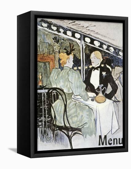 Toulouse-Lautrec: Menu-Henri de Toulouse-Lautrec-Framed Premier Image Canvas