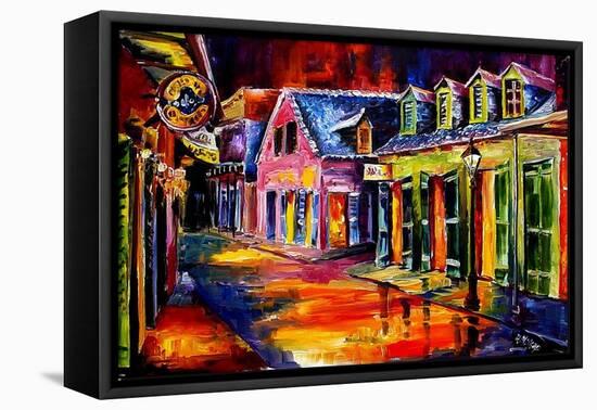 Toulouse Street by Night-Diane Millsap-Framed Stretched Canvas