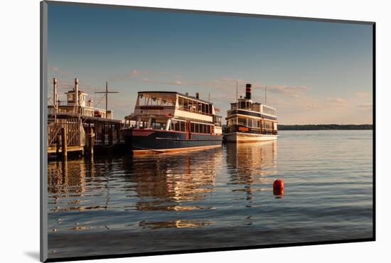 Tour Boats Lake Geneva WI-Steve Gadomski-Mounted Photographic Print