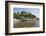 Tour Boats with Castle Ruin in Saarburg on Saar River, Rhineland-Palatinate, Germany, Europe-Hans-Peter Merten-Framed Photographic Print