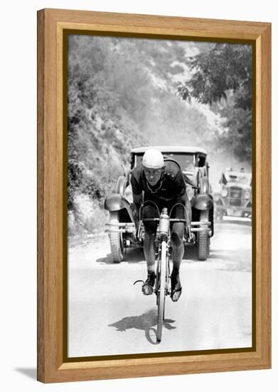 Tour De France 1929, 13th Leg Cannes/Nice on July 16 : Benoit Faure on the Braus Pass-null-Framed Stretched Canvas