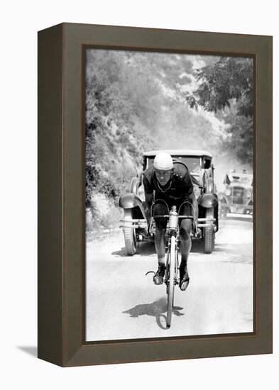 Tour De France 1929, 13th Leg Cannes/Nice on July 16 : Benoit Faure on the Braus Pass-null-Framed Stretched Canvas