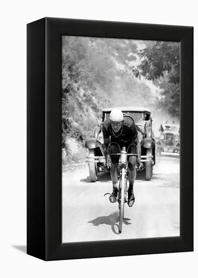 Tour De France 1929, 13th Leg Cannes/Nice on July 16 : Benoit Faure on the Braus Pass-null-Framed Stretched Canvas