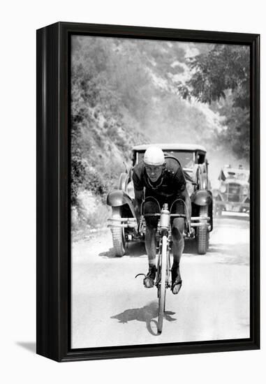 Tour De France 1929, 13th Leg Cannes/Nice on July 16 : Benoit Faure on the Braus Pass-null-Framed Stretched Canvas