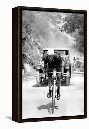 Tour De France 1929, 13th Leg Cannes/Nice on July 16 : Benoit Faure on the Braus Pass-null-Framed Stretched Canvas