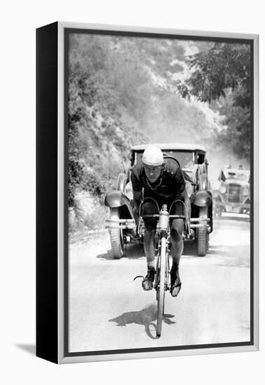 Tour De France 1929, 13th Leg Cannes/Nice on July 16 : Benoit Faure on the Braus Pass-null-Framed Stretched Canvas